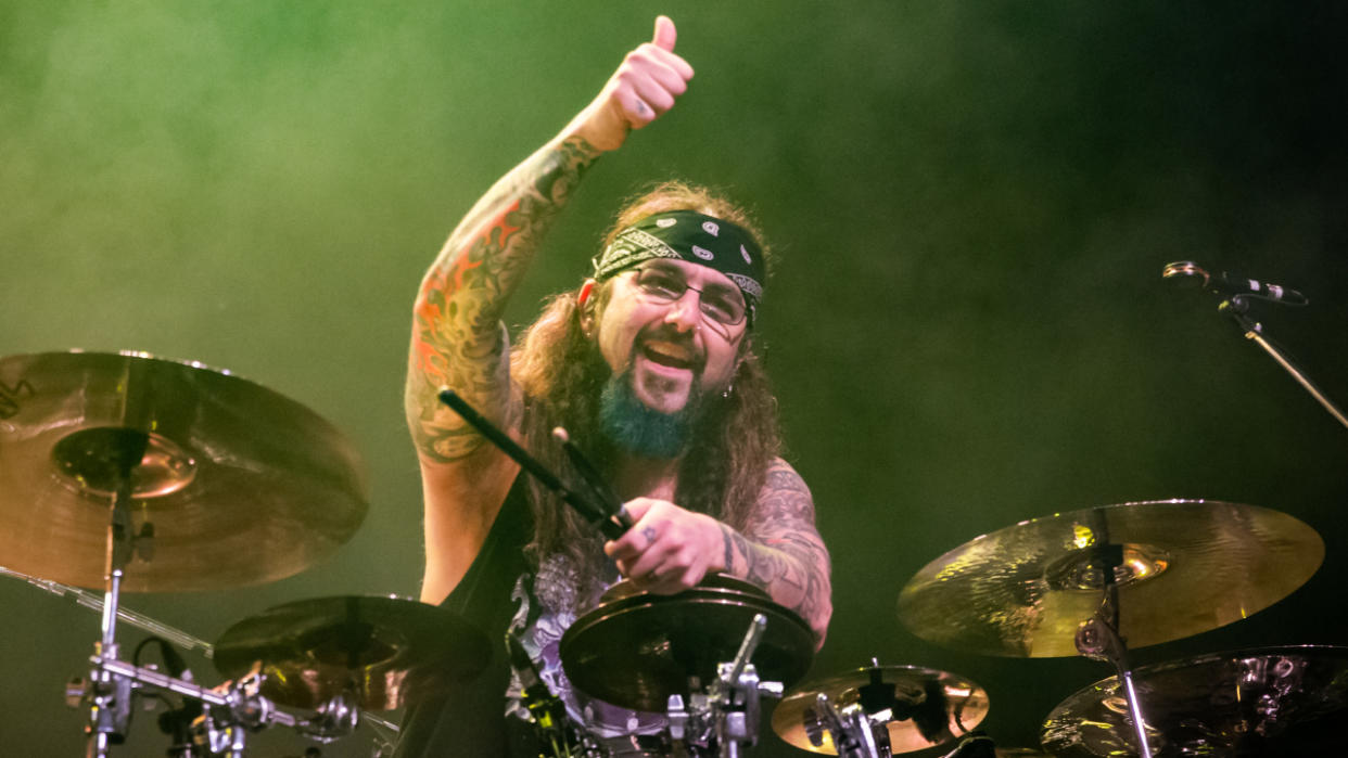  Mike Portnoy onstage in 2020. 