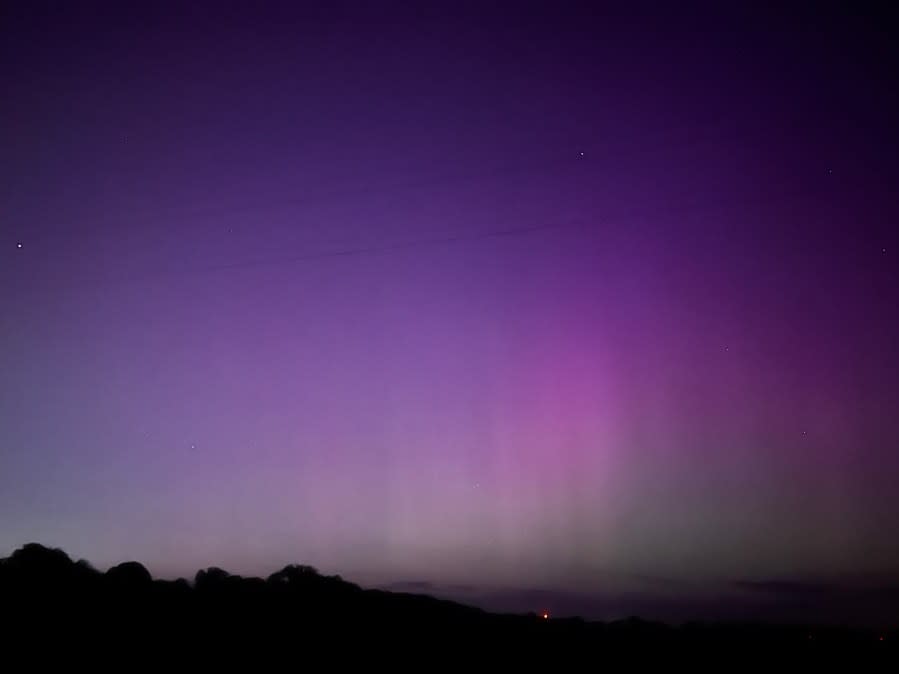 Northern lights in Emporia on May 10, 2024 (Courtesy: Madison Williams)