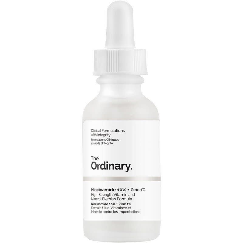 2) Niacinamide 10% + Zinc 1%