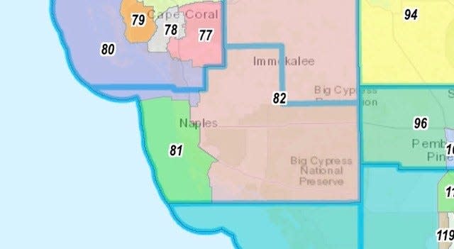 Florida House district map