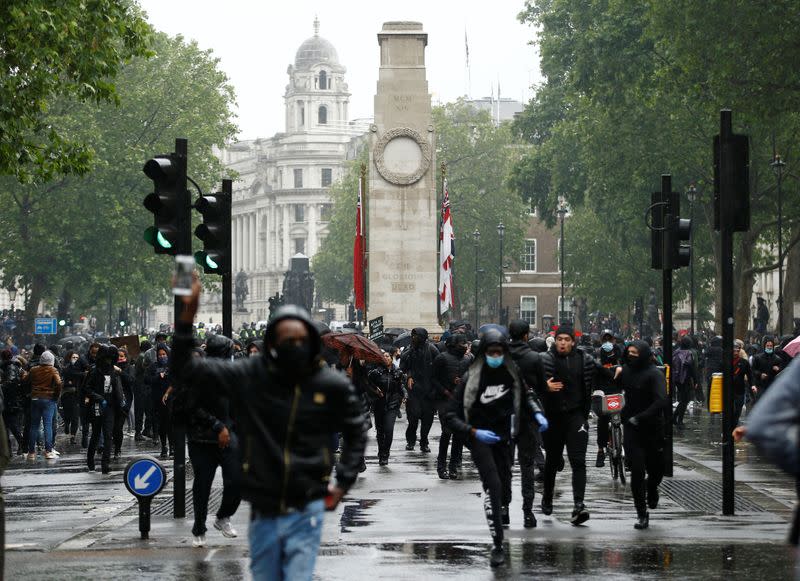 Protest against the death of George Floyd, in London