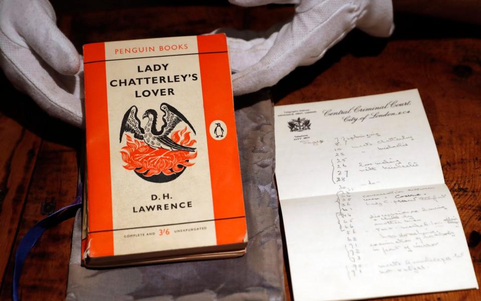 Lady Chatterley’s Lover was banned for obscenity in the US in 1929 - AP