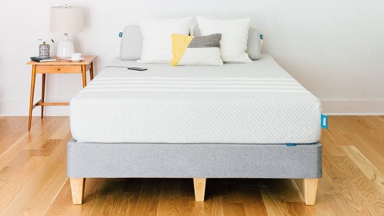 If you want the comfort of foam and the support of innerspring coils in your mattress, look no further than the Leesa Hybrid.