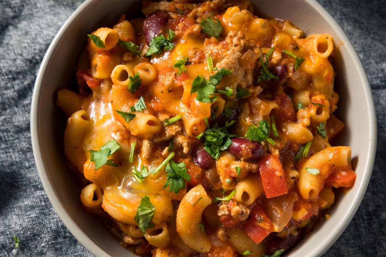 One Pot Chili Mac and Cheese