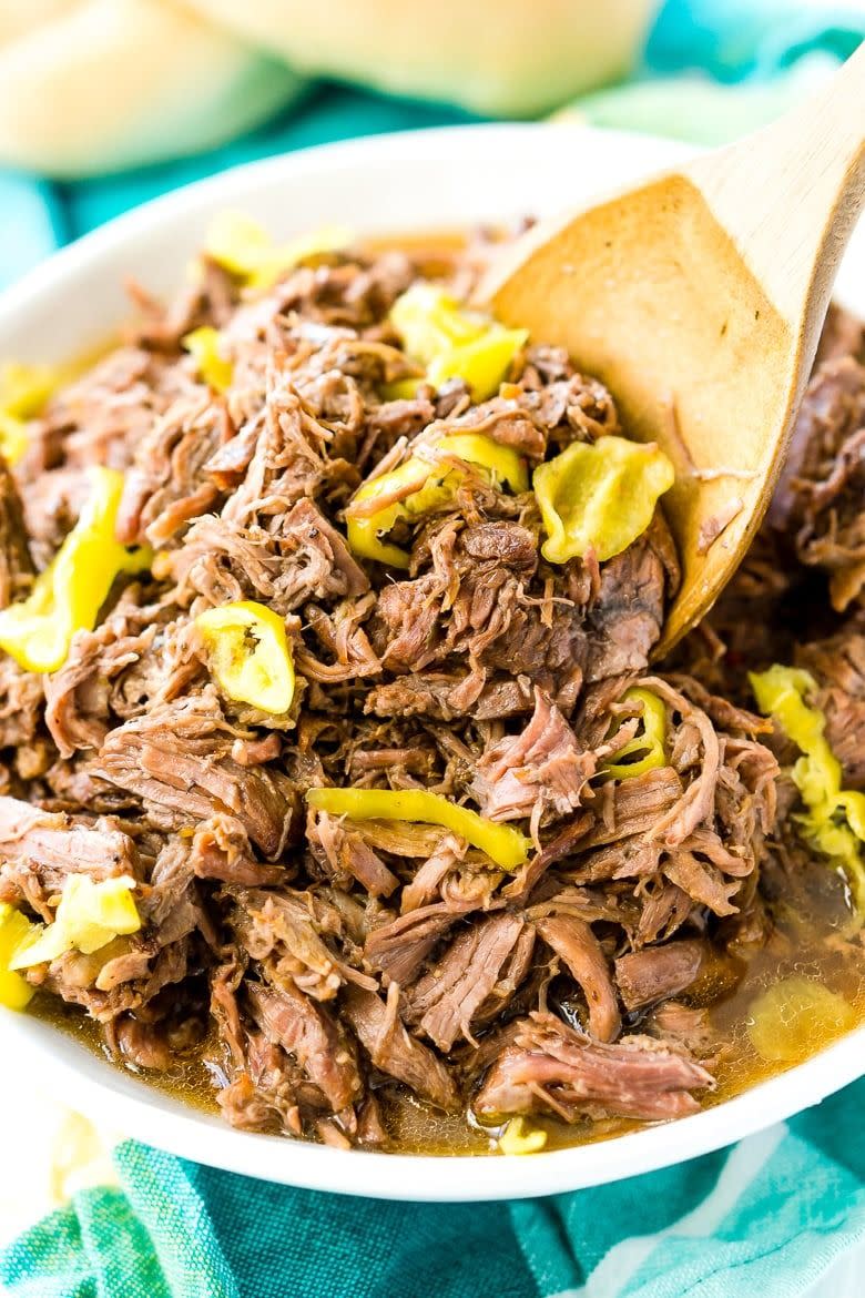 slow cooker italian beef