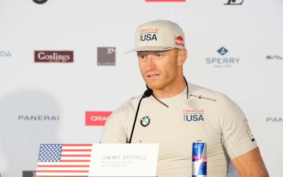 Oracle Team USA skipper Jimmy Spithill is one of a number of Australians who dominate the American boat - Credit: AFP/Getty