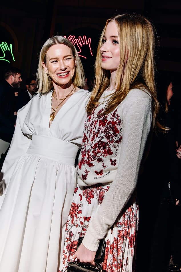 Naomi Watts, Kai Schreiber, Dior Show