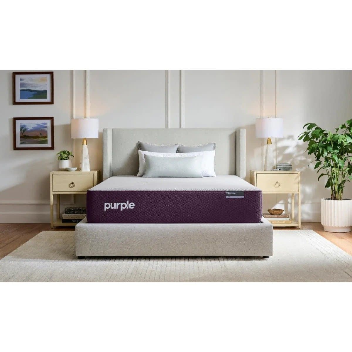 <p><a href="https://go.redirectingat.com?id=74968X1596630&url=https%3A%2F%2Fpurple.com%2Fmattresses%2Frestore&sref=https%3A%2F%2Fwww.cosmopolitan.com%2Flifestyle%2Fg60432361%2Fbest-cooling-mattresses%2F" rel="nofollow noopener" target="_blank" data-ylk="slk:Shop Now;elm:context_link;itc:0;sec:content-canvas" class="link rapid-noclick-resp">Shop Now</a></p><p>Restore Hybrid Mattress</p><p>Purple</p><p>$2399.00</p>