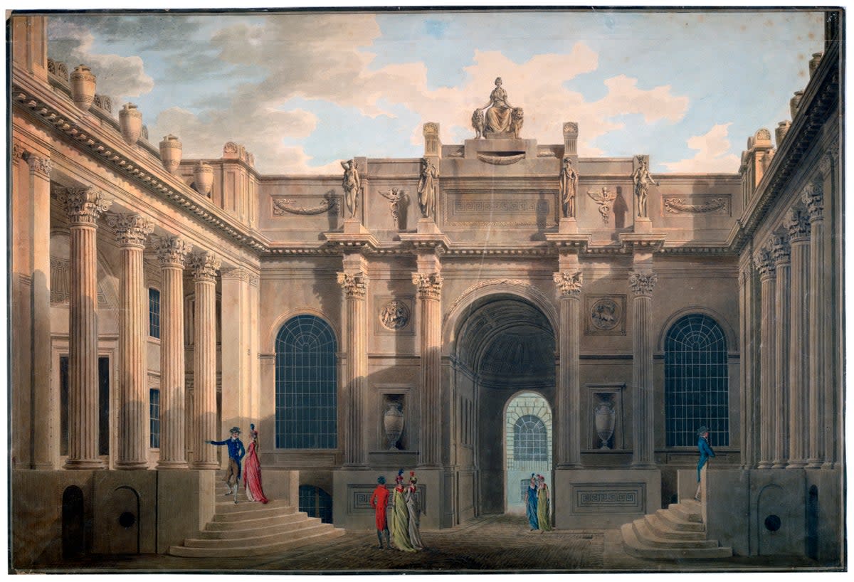 Soane office and Antonio Van Assen, Lothbury Court, Bank of England, c.1797-1801 (© Sir John Soane’s Museum, London)