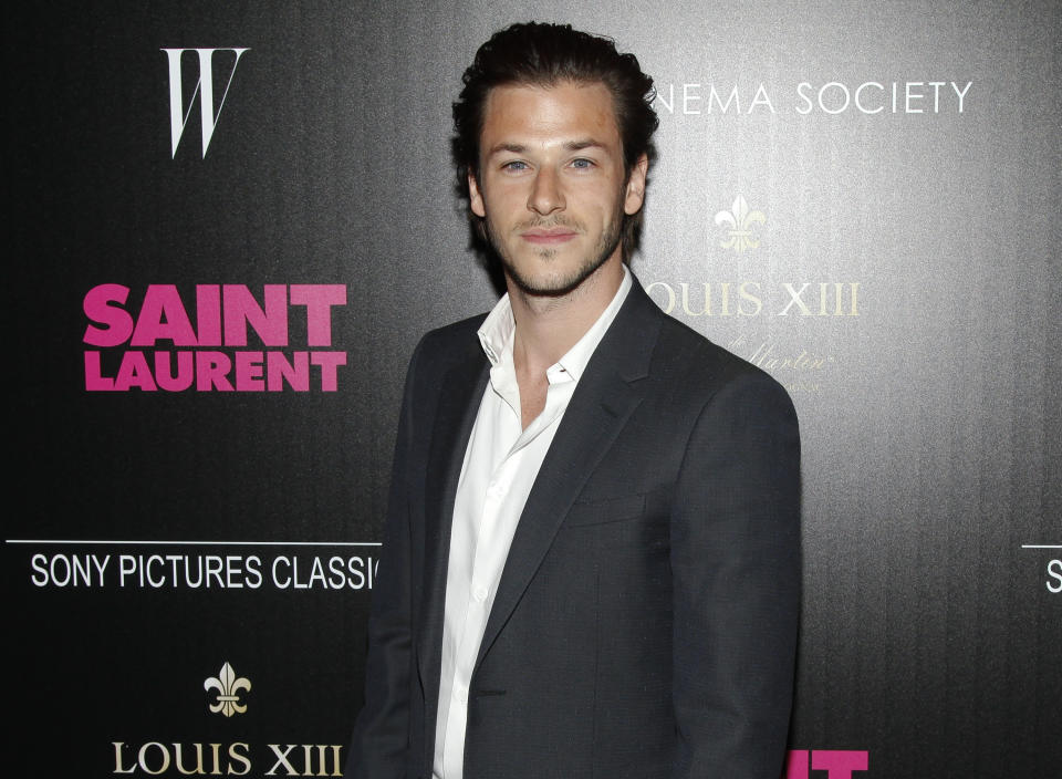 FILE - French actor Gaspard Ulliel attends a special screening of "Saint Laurent," in New York on April 29, 2015. Ulliel died Wednesday, Jan. 19, 2022, after a skiing accident in the Alps, according to his agent's office. Ulliel, who was 37, was known for appearing in Chanel perfume ads as well as film and television roles. (Photo by Andy Kropa/Invision/AP, File)