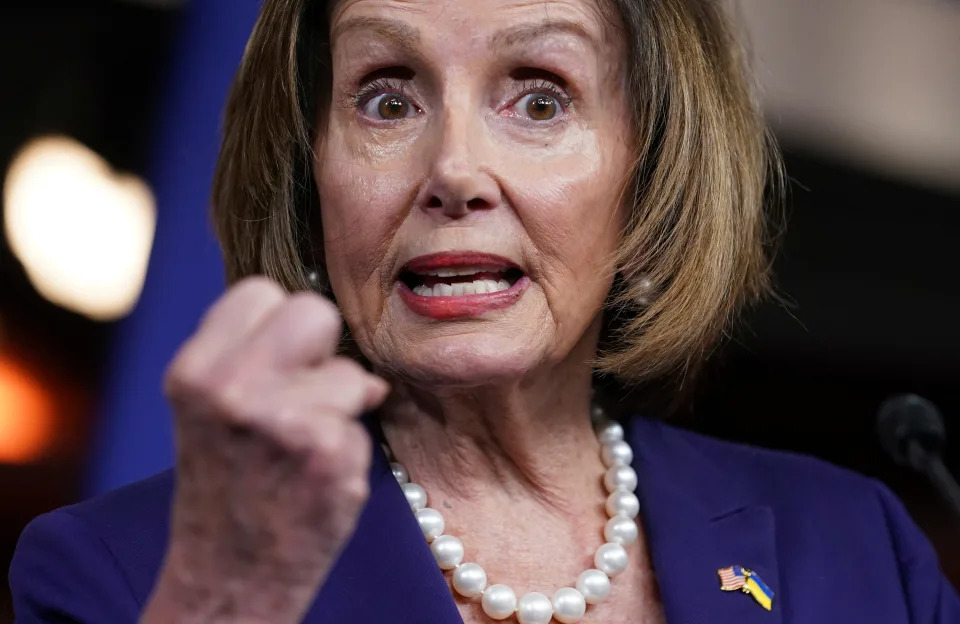 U.S. Speaker of the House Nancy Pelosi (D-CA) holds a press conference at the U.S. Capitol in Washington, U.S., September 30, 2022. REUTERS/Kevin Lamarque