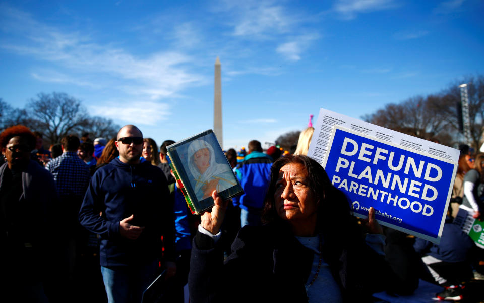 Antiabortion activists rally at annual “March for Life” in Washington