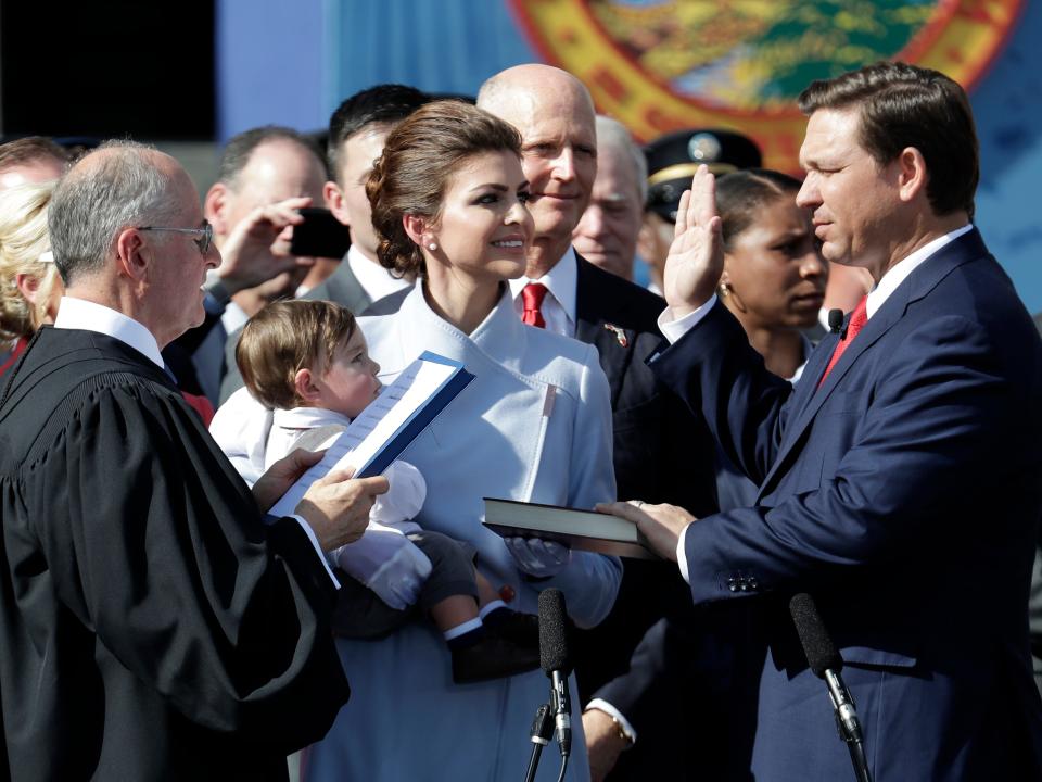 Ron DeSantis is sworn in as governor of Florida