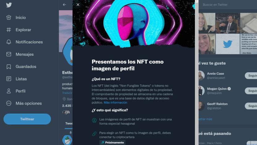 Twitter integró los NFT en su plataforma