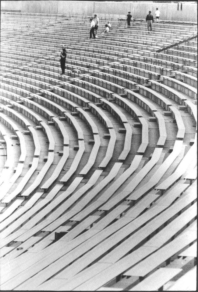 Schaefer Stadium, 1971, home of the New England Patriots, Foxboro, Mass.