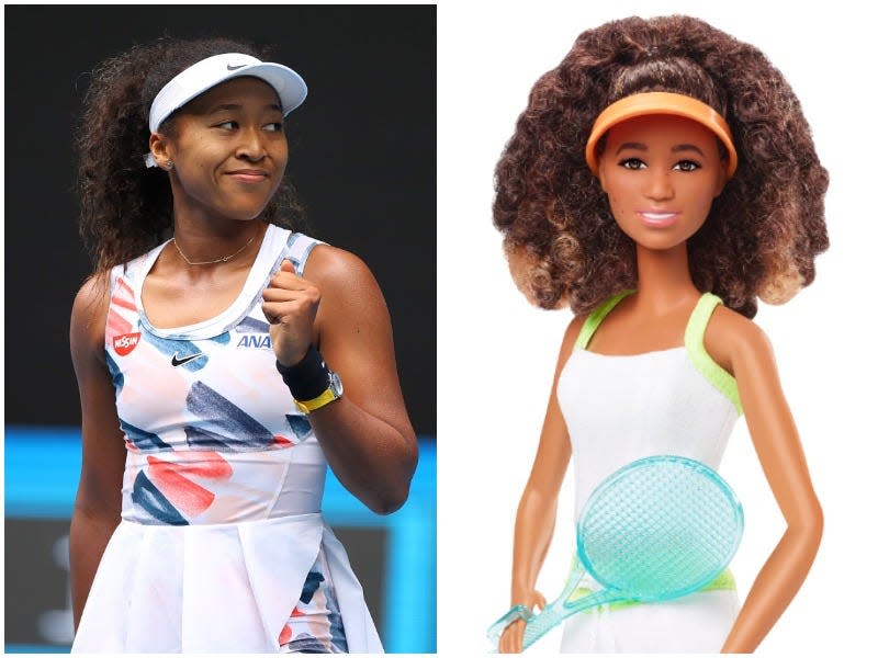 Naomi Osaka as a Barbie