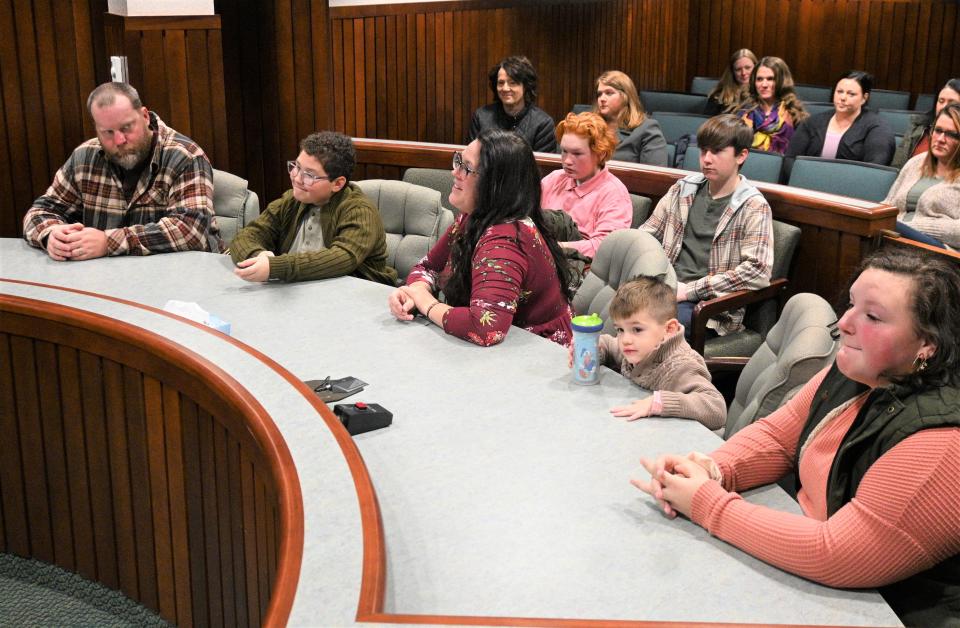 Cody and Alicia Drumm adopted two young brothers, Noah and Roman, to join three other siblings into their family on Adoption Day, November 22.