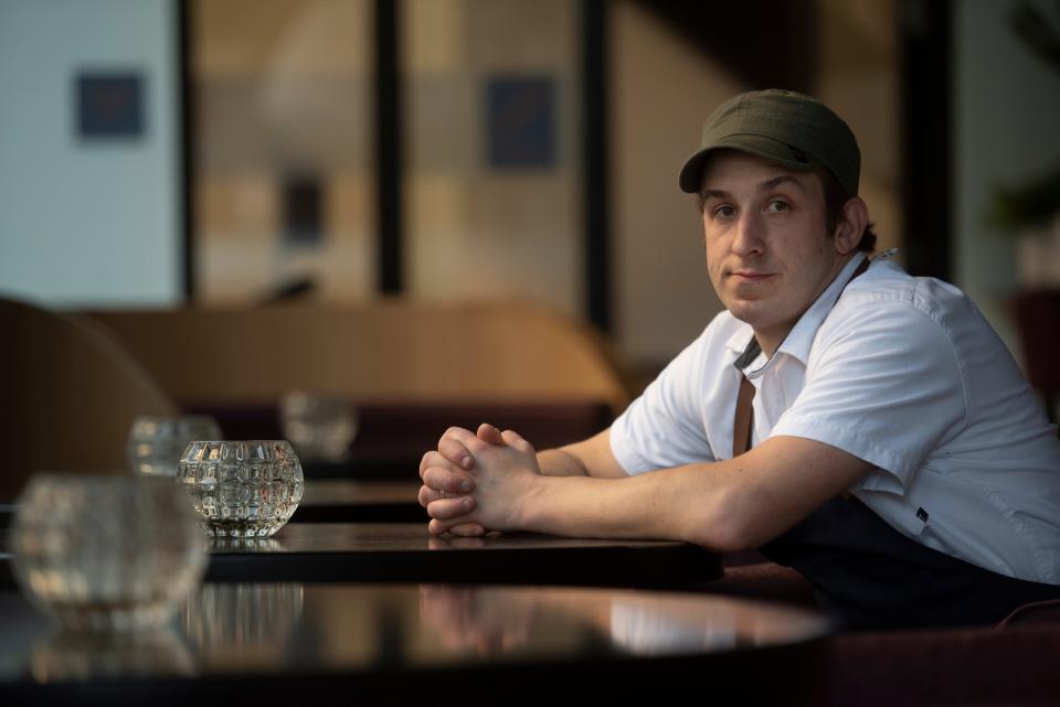 Executive Chef Kevin Ashworth poses for a portrait at Khora in Downtown Cincinnati on Friday, Nov. 6, 2020. 