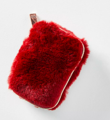 Faux Fur Earbud Case. Image via Anthropologie.