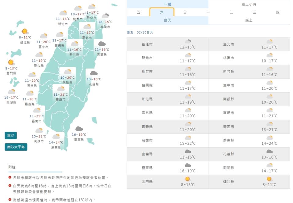 （圖取自中央氣象署網站）