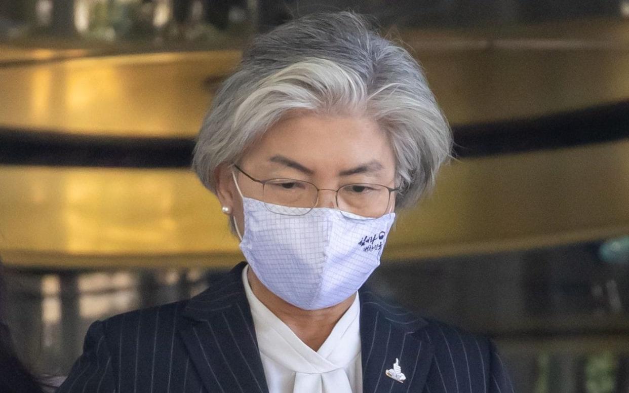 Foreign Minister Kang Kyung-wha's spouse is in the spotlight  -  YONHAP/EPA-EFE/Shutterstock