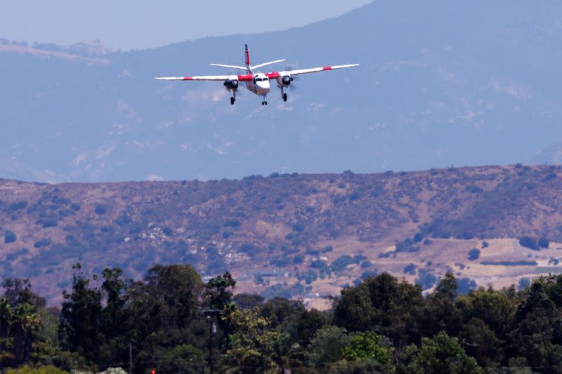 Cal Fire Air Attack Base at Ramona airport in California