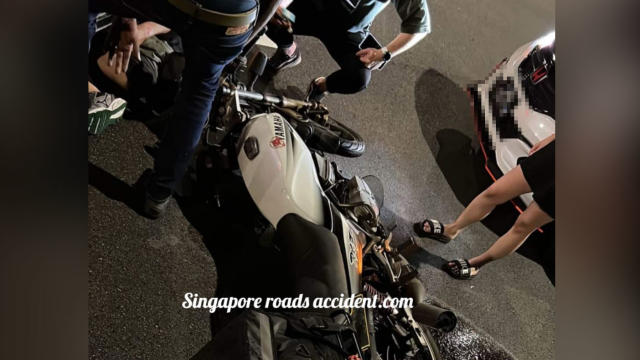 Pam Kaur, a 995 caller, said the SCDF operator hung up on her during an emergency call. (PHOTO: PAM KAUR/SINGAPORE ROADS ACCIDENT.COM/FACEBOOK)