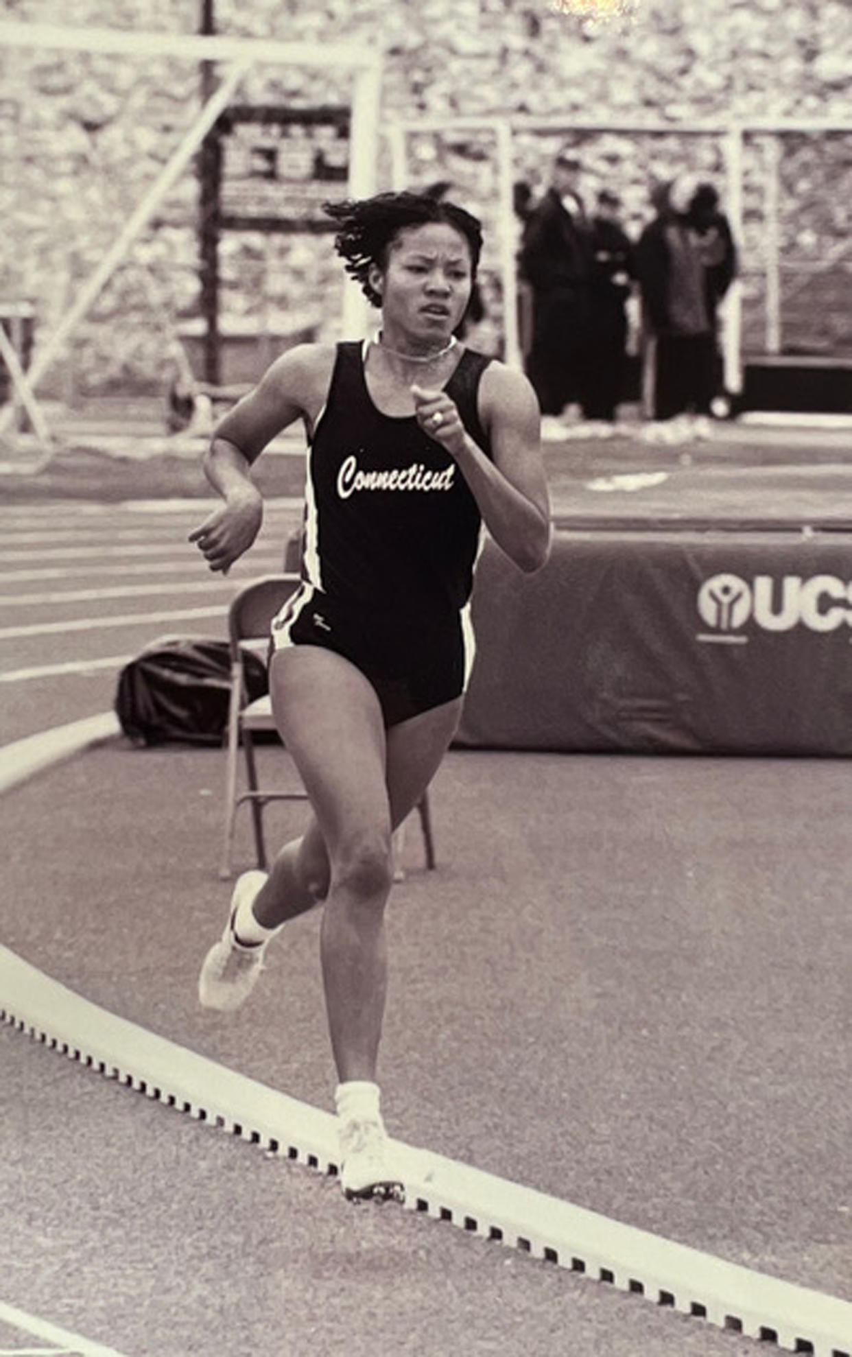 Trisha Bailey runs track at the University of Connecticut. (Courtesy Dr. Trisha Bailey)