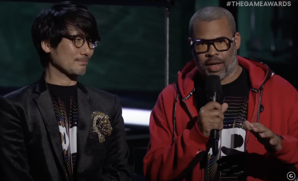 hideo kojima jordan peele at the 2030 game awards