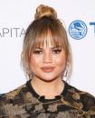 <p> Blunt, thick bangs can look (and feel) heavy when paired with a shoulder-length cut, but Teigen's piece-y bangs stay soft and fluttery, thanks to the graduated layers framing her face. </p>