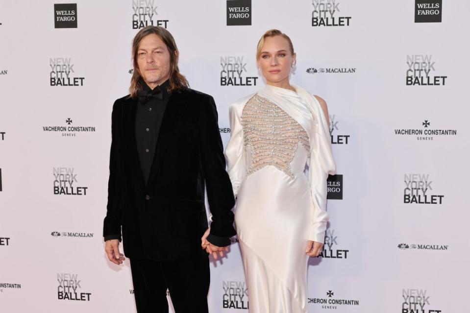 Norman Reedus and Diane Kruger. Getty Images
