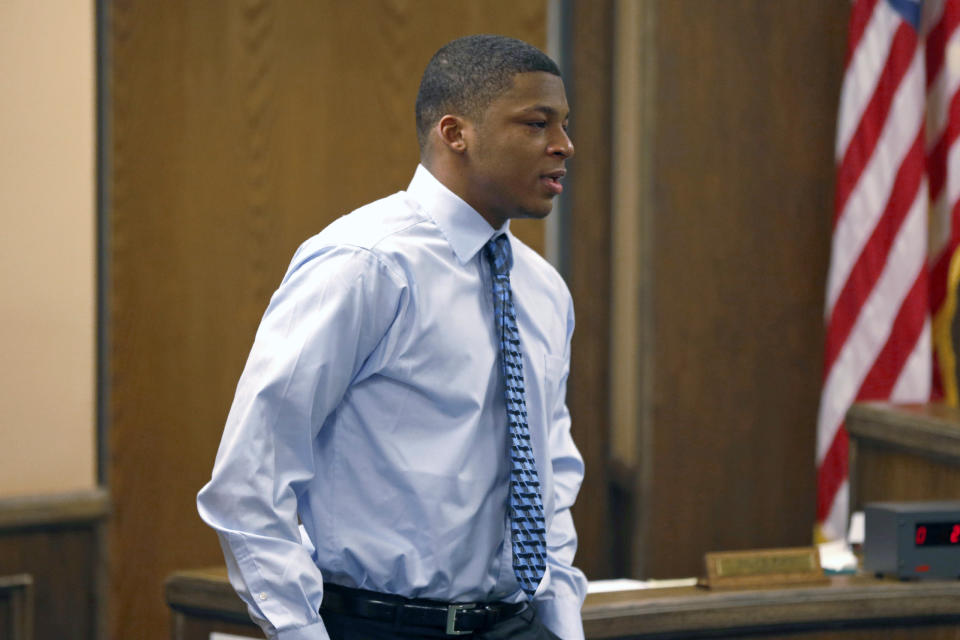 Ma’lik Richmond at his trial in 2013. (AP_