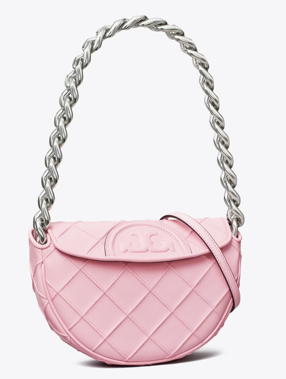 Tory Burch Mini Fleming Soft Crescent Bag