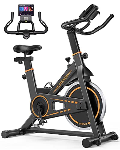 UREVO Flywheel-Style Exercise Bike for Home Gym