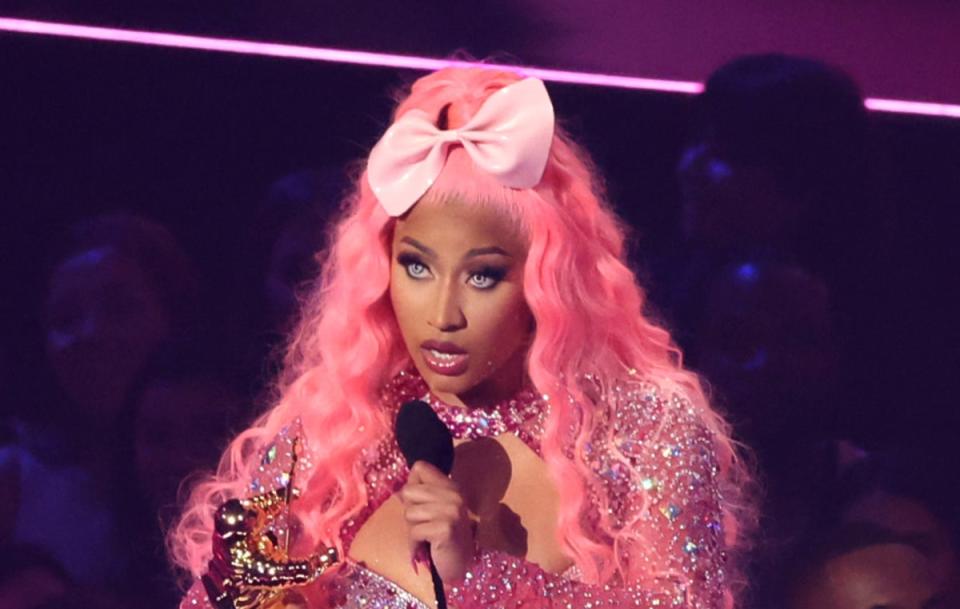 Nicki Minaj at the 2022 MTV VMAs (Getty Images)