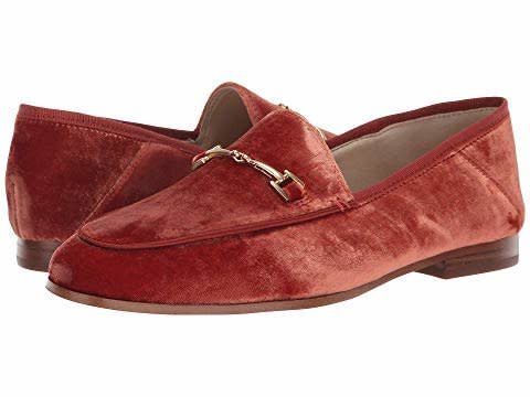 <strong>Sizes</strong>: 5 to 11 W&lt;br&gt;<br />Get them at <strong><a href="https://www.zappos.com/p/sam-edelman-loraine-paprika-silky-velvet/product/8828619/color/779703" target="_blank" rel="noopener noreferrer">Zappos</a></strong>.