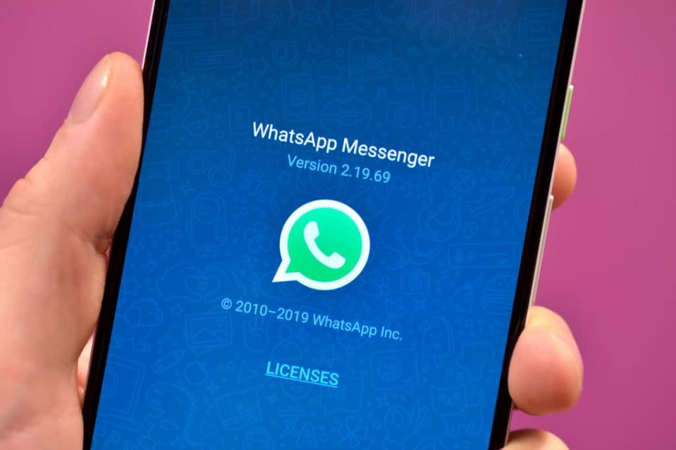 An icon on a smartphone for the app WhatsApp (Nick Ansell/PA) (PA Wire)