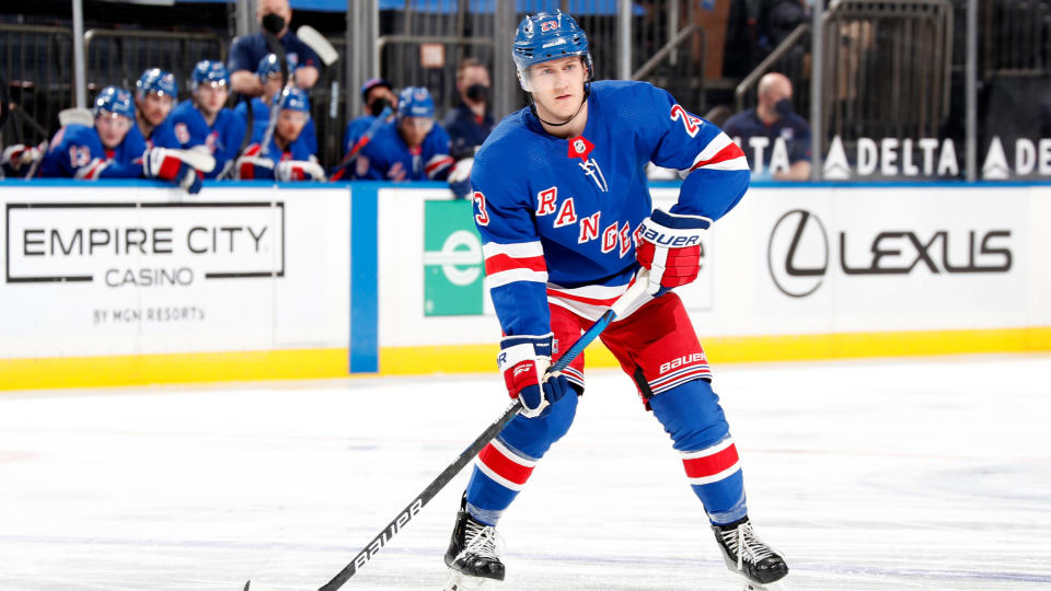 Adam Fox has been a beast all season on the Rangers blue line. (Photo by Jared Silber/NHLI via Getty Images)