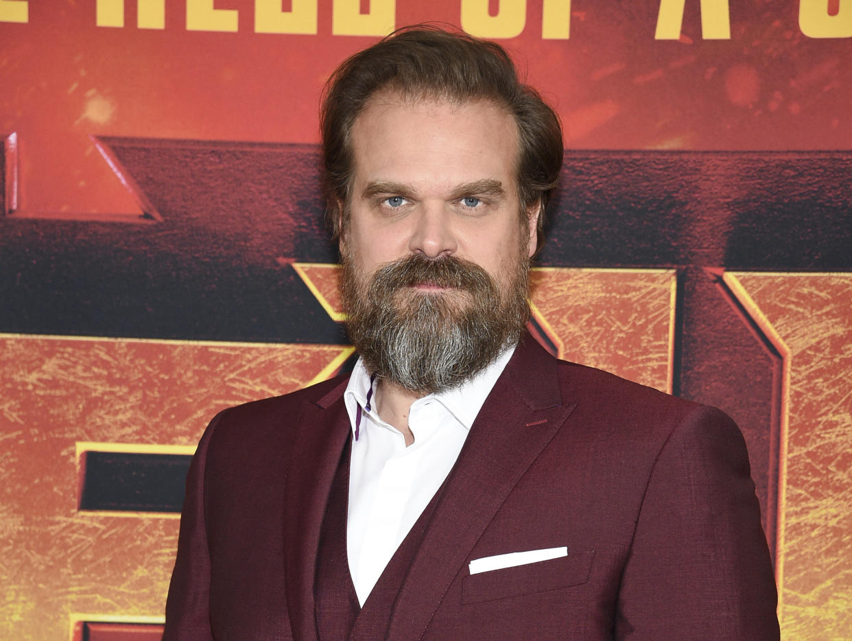 Actor David Harbour attends a special screening of "Hellboy" at AMC Lincoln Square on Tuesday, April 9, 2019, in New York. (Photo by Evan Agostini/Invision/AP)