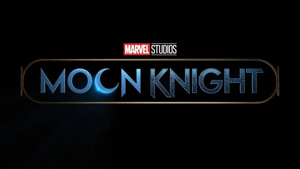 The title card for Marvel Studios' Moon Knight, coming to Disney+.