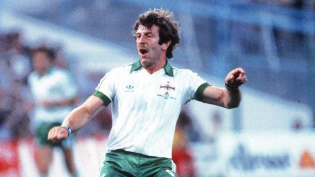 Former Northern Ireland striker Gerry Armstrong