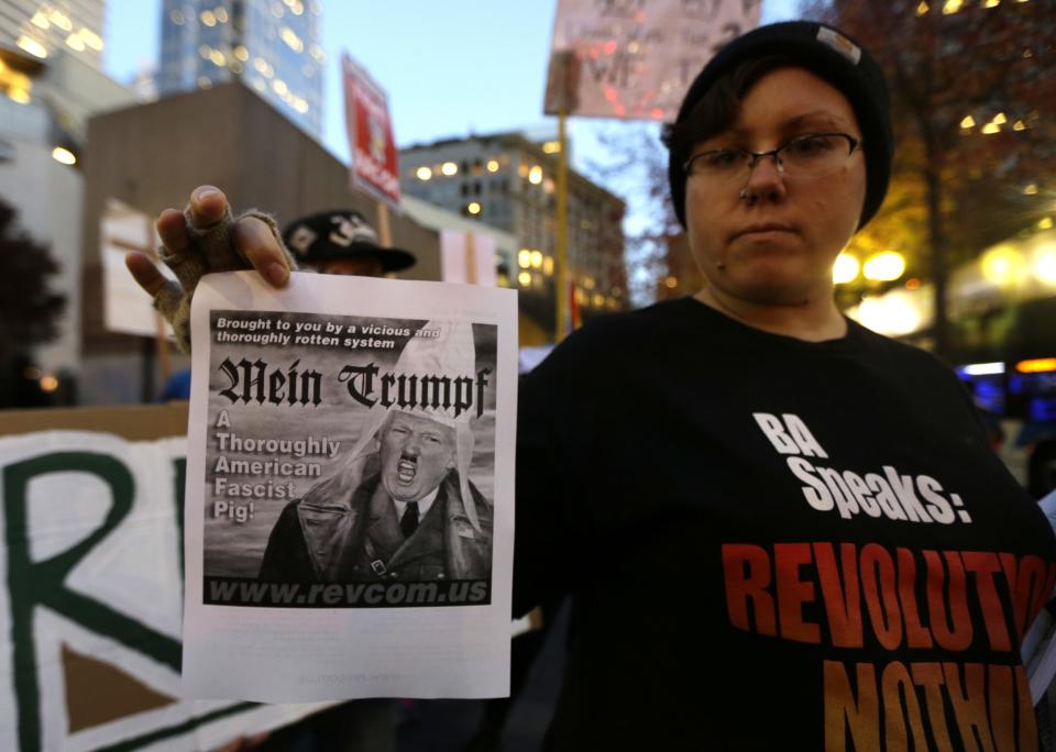 Protests after Donald Trump’s victory