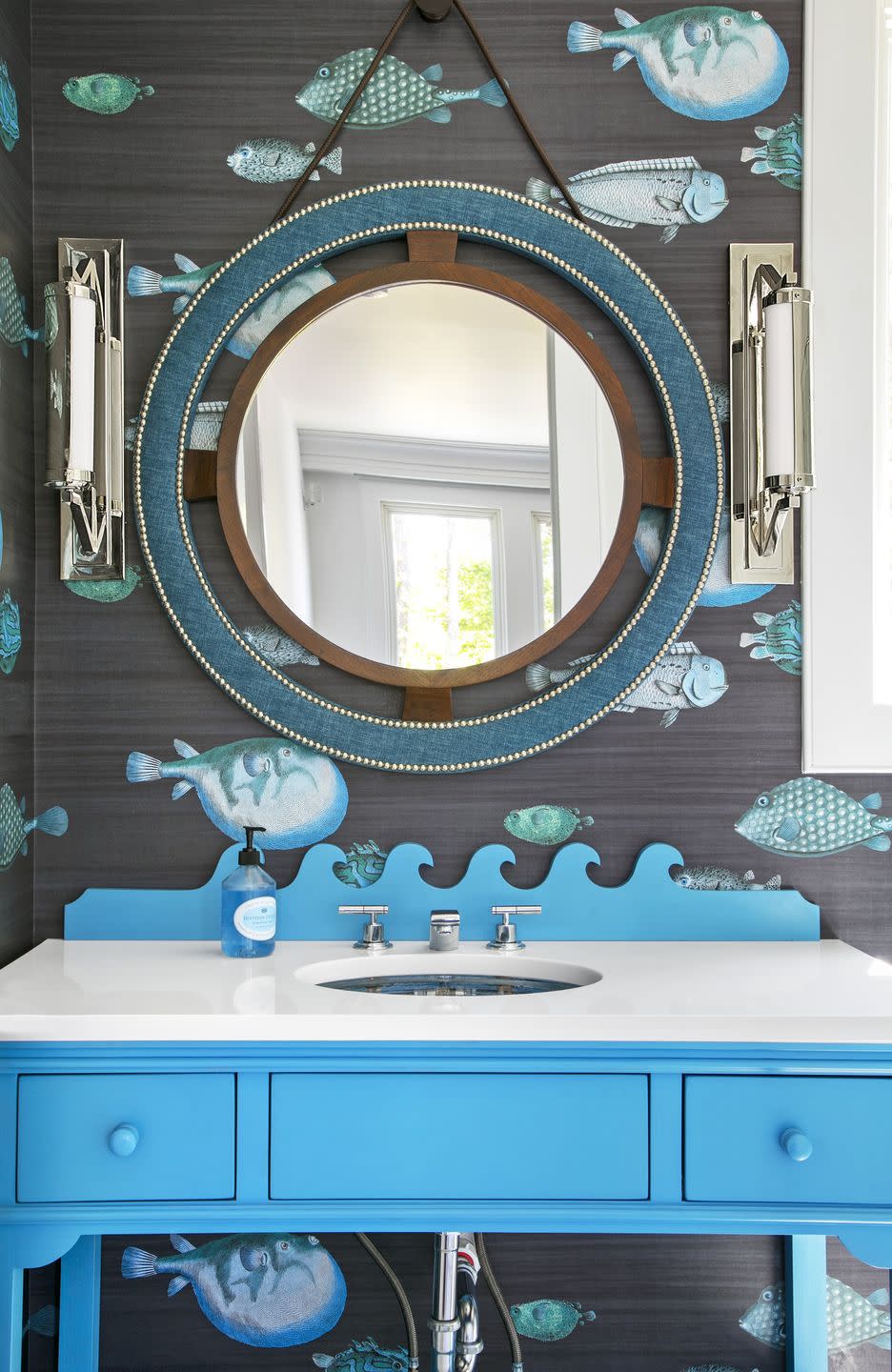 Sea-Worthy Bathroom Wallpaper