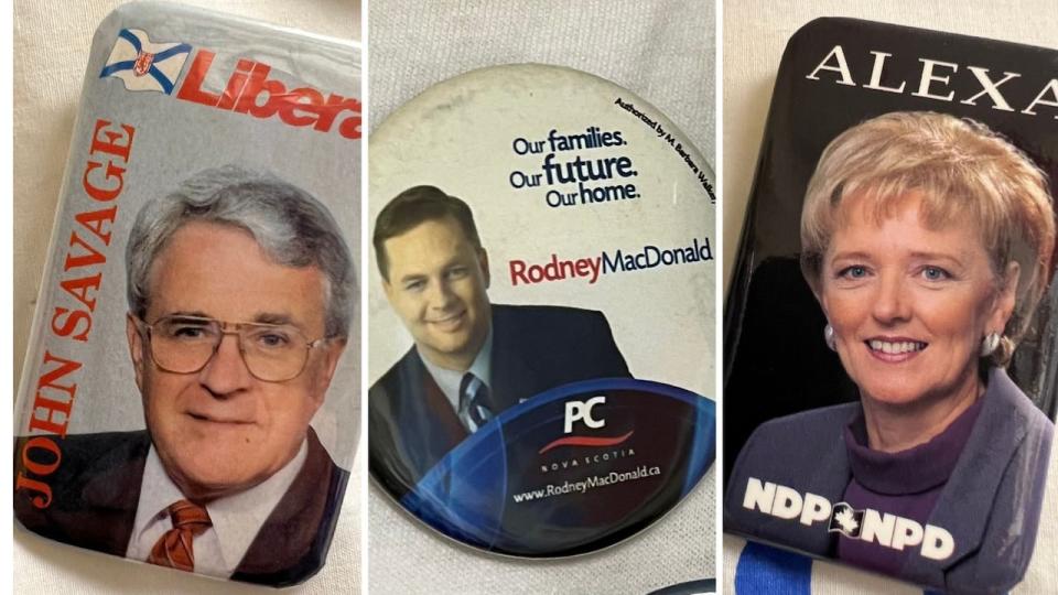 CBC reporter Jean Laroche has amassed an impressive political button collection over his 30 years in the business.