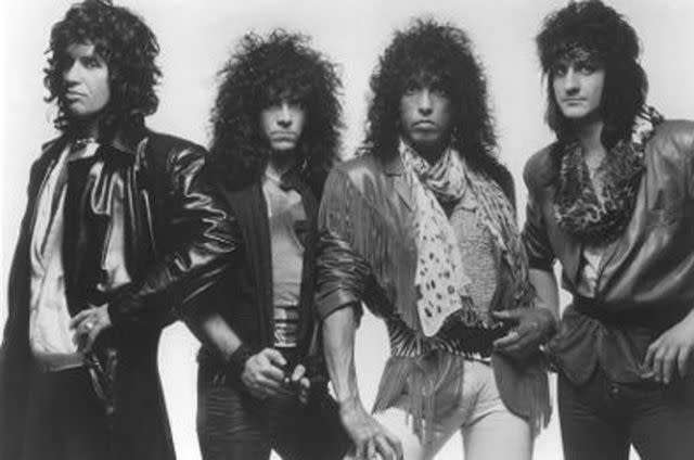 Polygram Records/Wikimedia Commons Mark St. John (far right) with his KISS bandmates in 1984