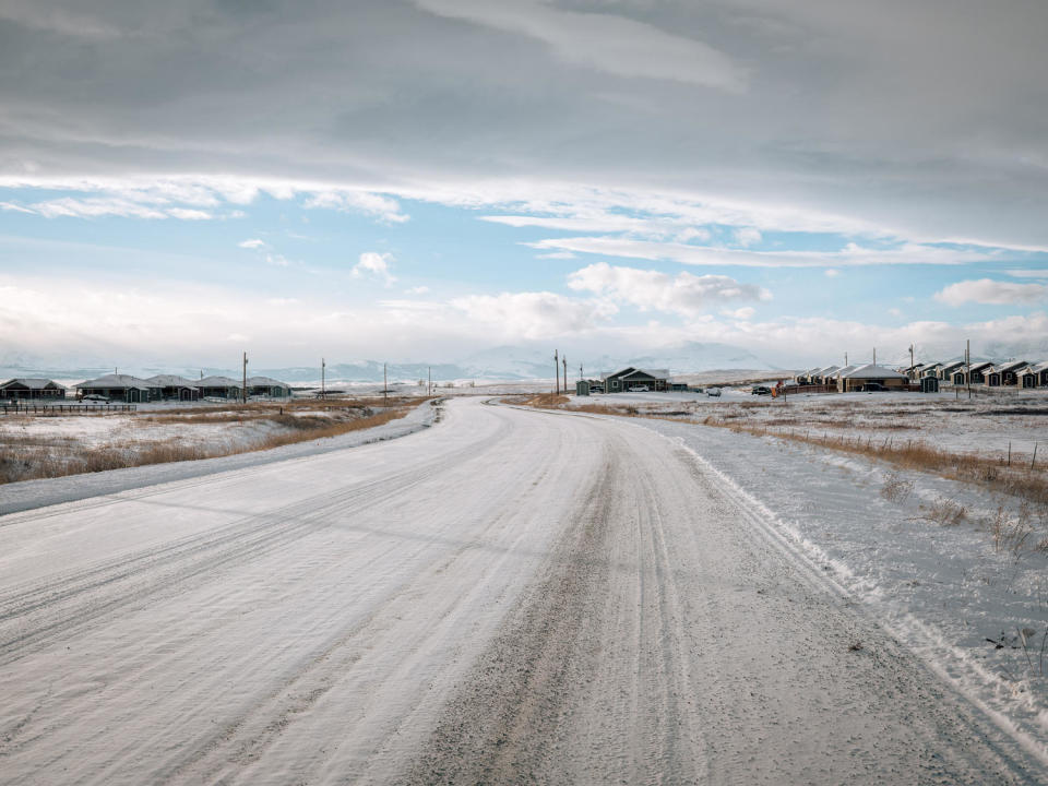 South of Canada and east of Glacier National Park, Browning, Mt., is a remote, and often overlooked town at the edge of the Great Plains. (Aaron Agosto for NBC News)