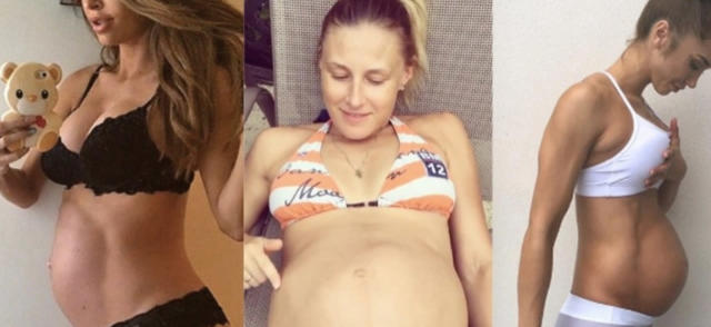 8 Pregnant Women With Six-pack Abs