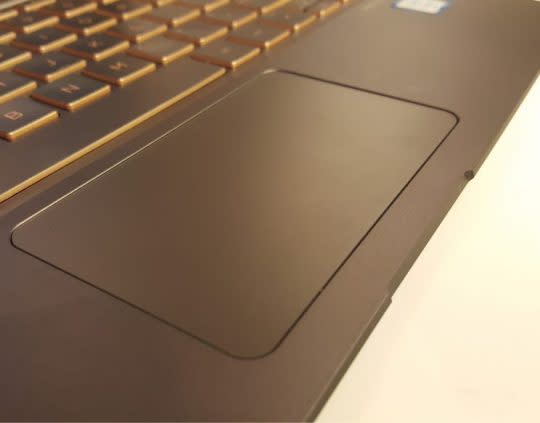 HP Spectre 13 touchpad