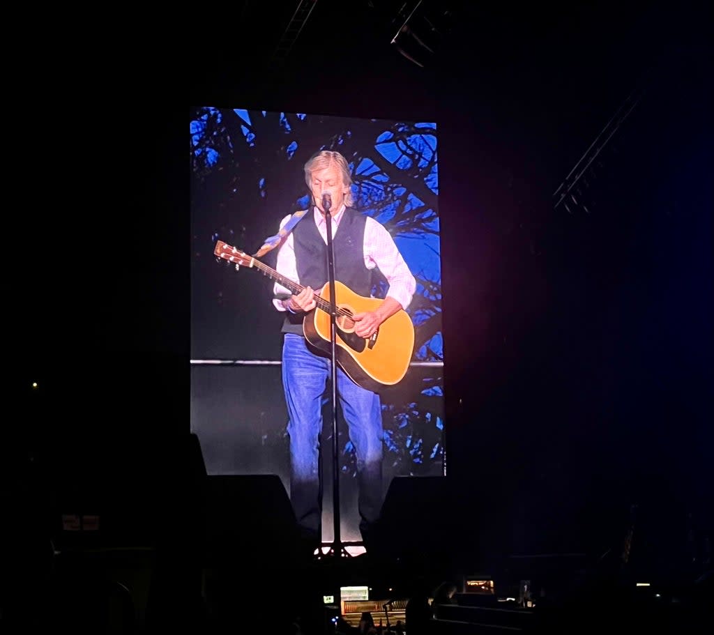 Paul McCartney had never played in Spokane  (Nisha Saxena)