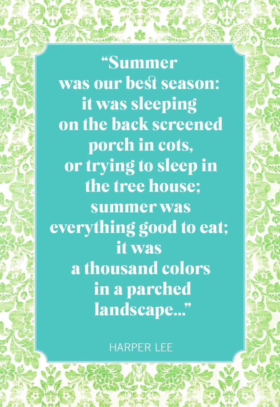 summer quotes harper lee